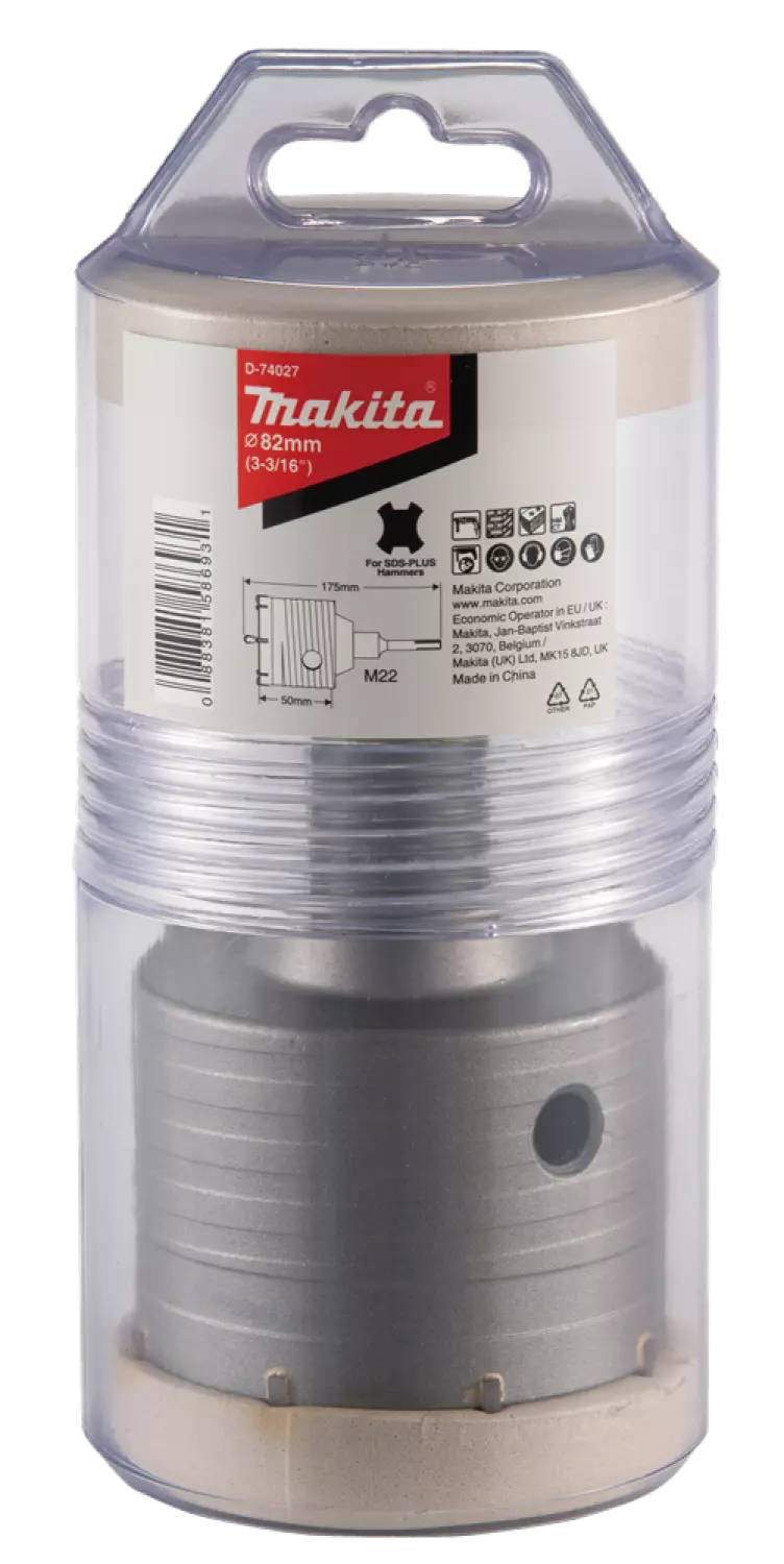 Makita D-74027 Kroonboorhouderset - 82mm