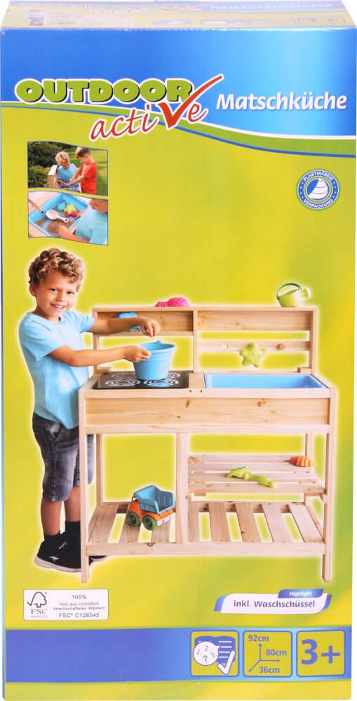 Outdoor active Matschküche 78x33x92 cm