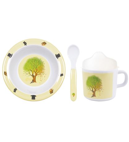 H.C. Andersen Geschirr-Set - Melamin - 3 Teile - Das Leben ist s