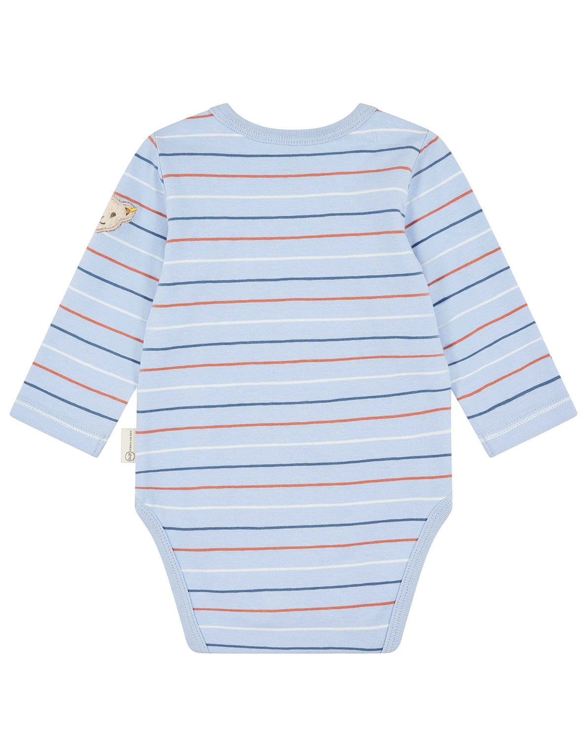 Langarm-Body STRIPES in brunnera blue
