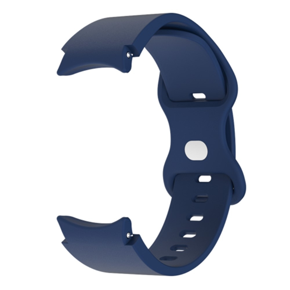 Samsung Galaxy Watch 4 (44mm) Silikon Armband mit Knopf Verschluss (Gelenkumfang: 180-220mm) - Dunkelblau