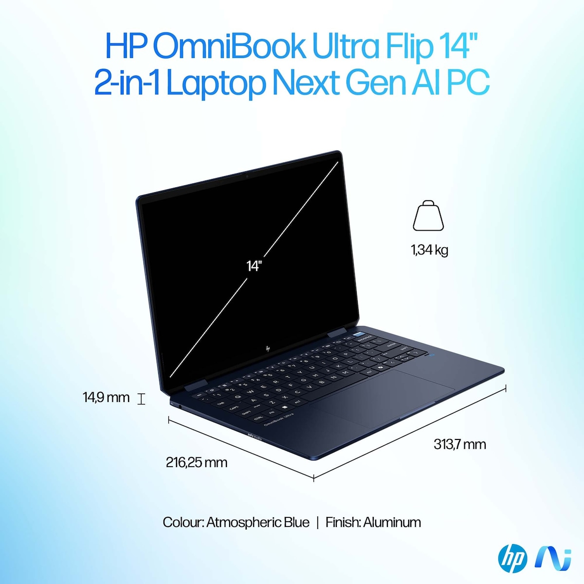 HP OmniBook Ultra Flip U7 258V/32/1TB 14