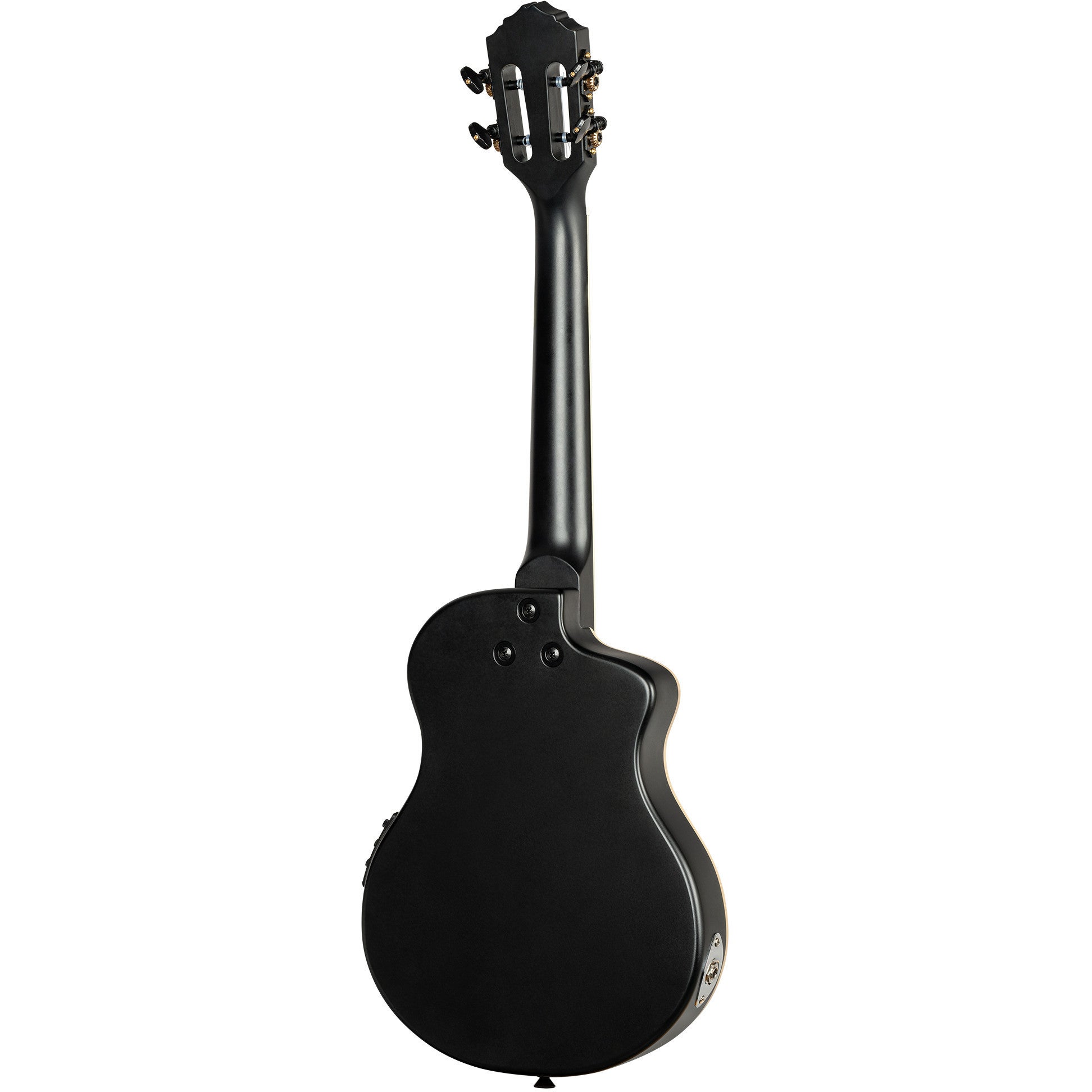 Ortega TourPlayer Series RTPS-U-SBK-L linkshandige elektrische tenor ukelele met gigbag