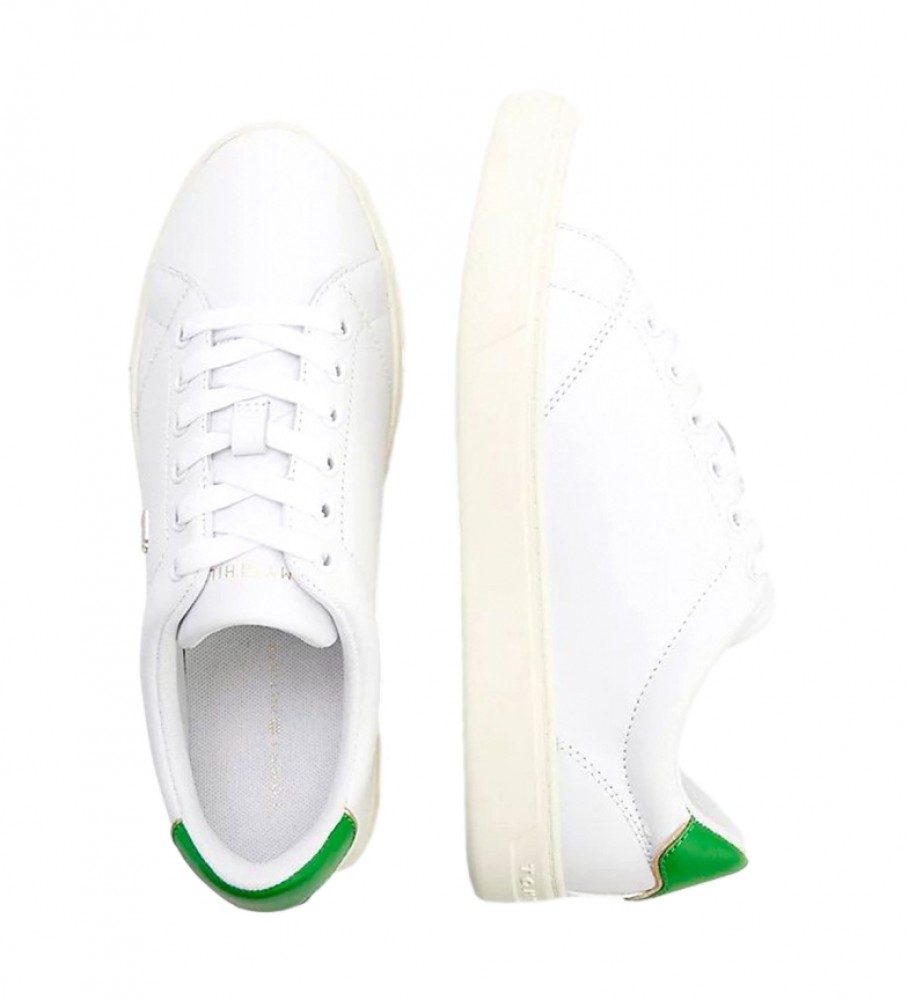 Tênis Tommy Hilfiger Elevated de couro branco