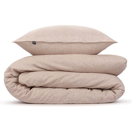 Lino - Sandy Beige Dekbedovertrek