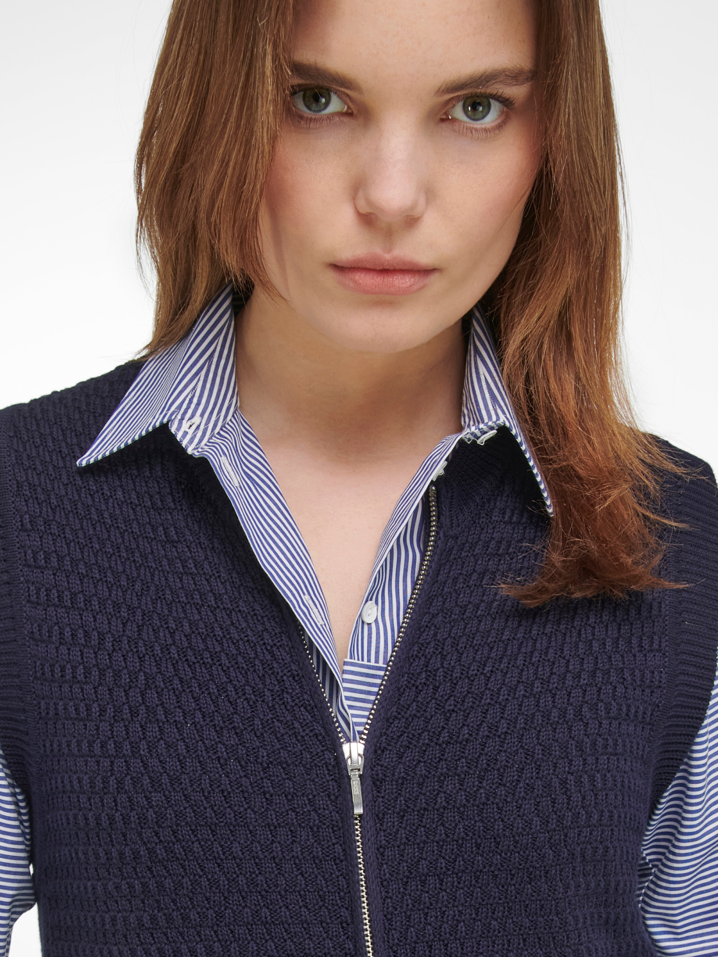 Strickweste aus 100% Baumwolle Supima