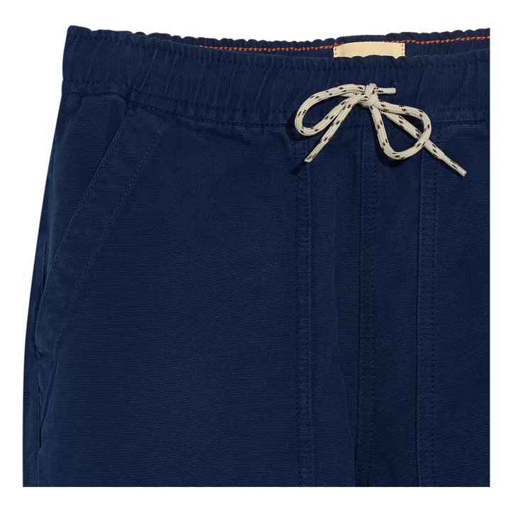 Bellerose Pantalon Droit Velours Poches Painter | Bleu marine