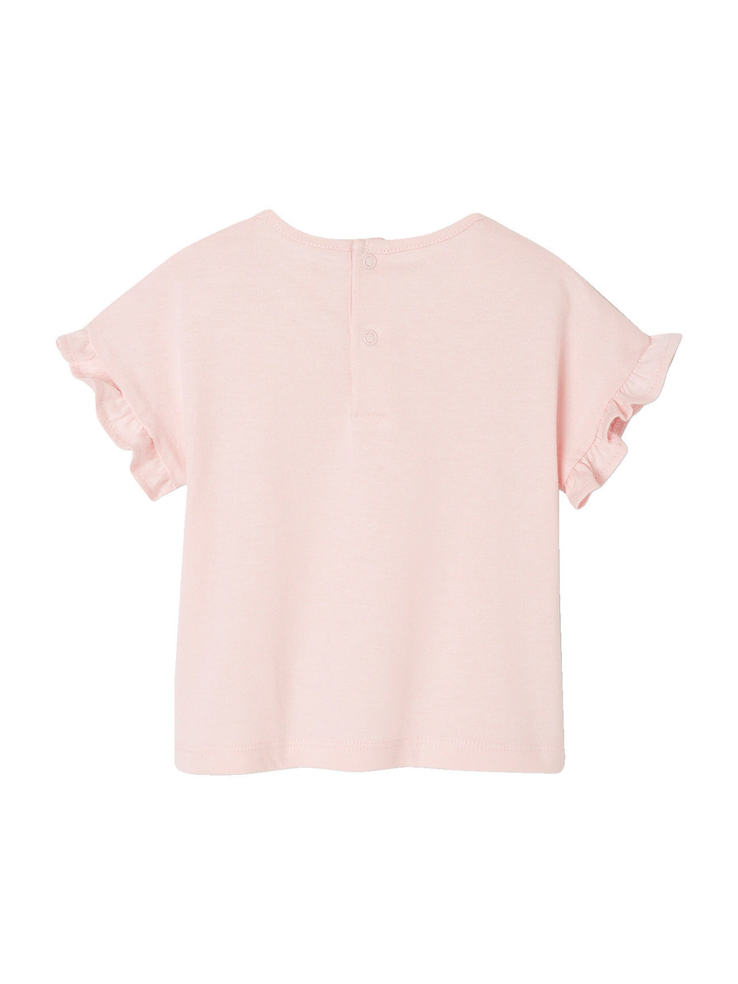 Vertbaudet Bio-Kollektion: Baby T-Shirt mit Messageprint hellrosa
