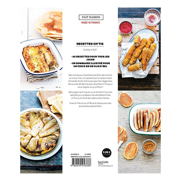 Livre Recettes Ch'tis Fait Maison Hachette pratique