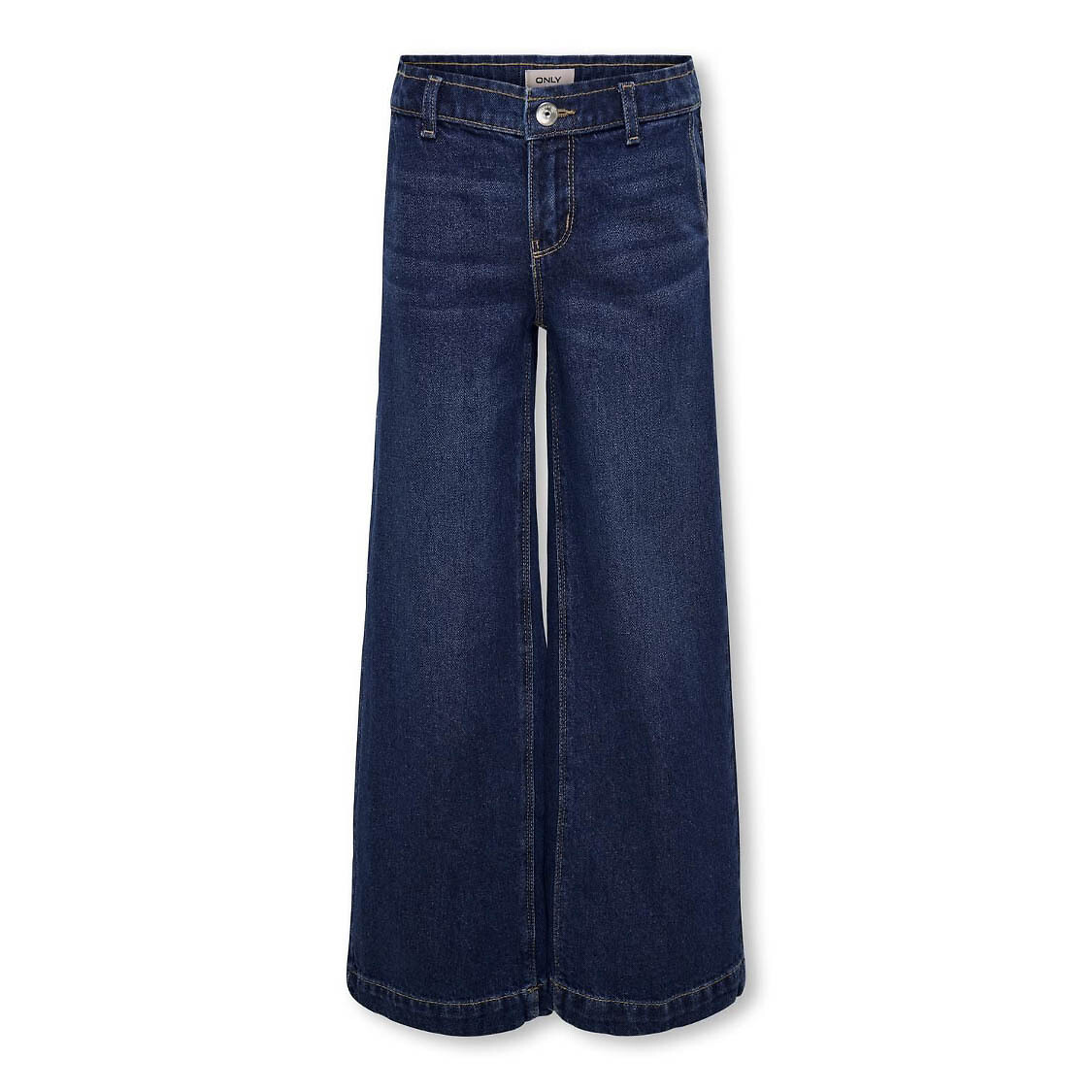SOMENTE PARA CRIANÇAS<br>Calça jeans, perna larga