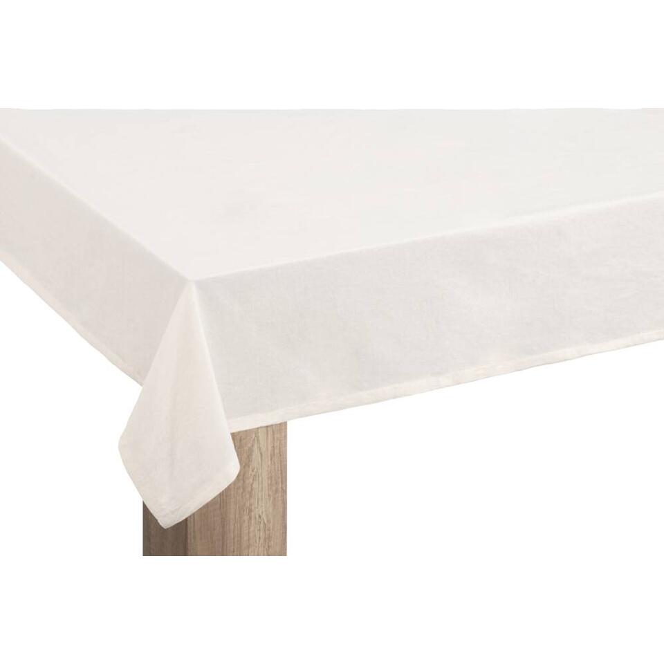 Tafelkleed Camille - off-white katoen -140x260 cm