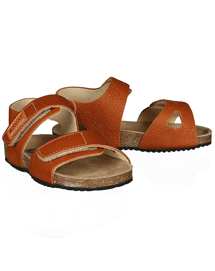 Klett-Sandalen BOMHUS in cognac-braun