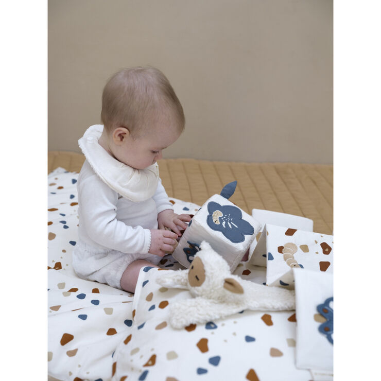 Fabelab Ruffle bib - Wheat Mix - 3 pack Multi colours
