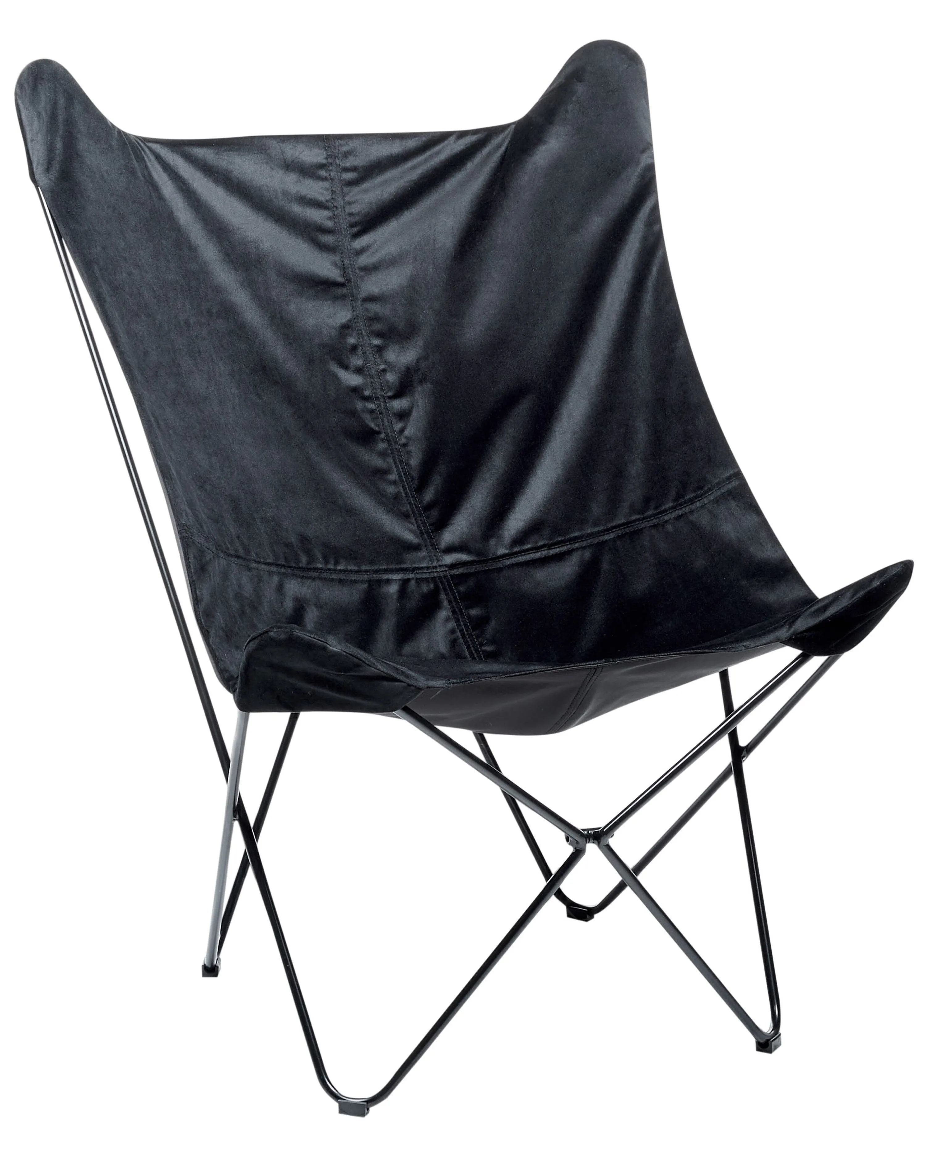 Fauteuil NYBRO Fluweel Zwart