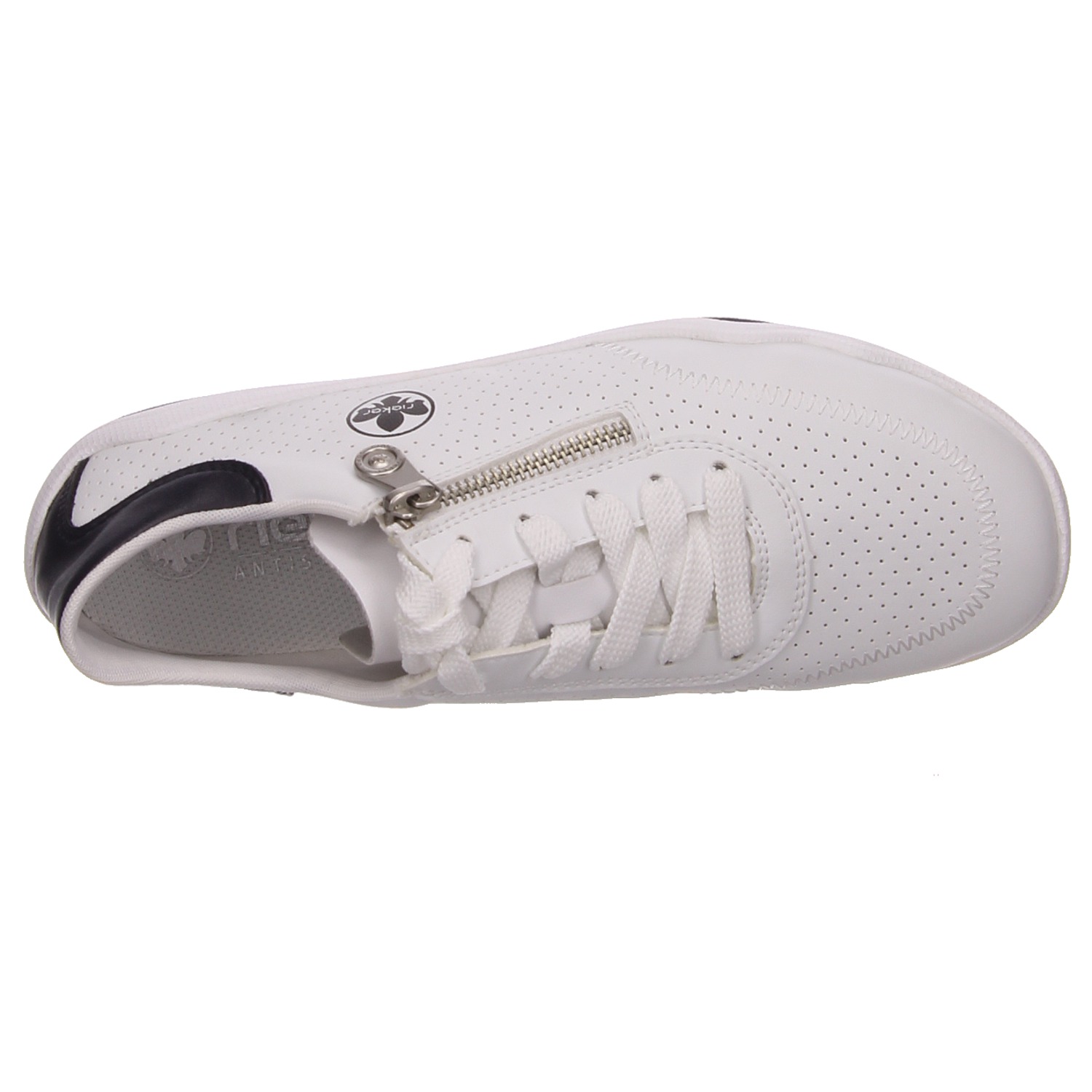 Rieker Barfußschuh weiß weiss/weiss kombi