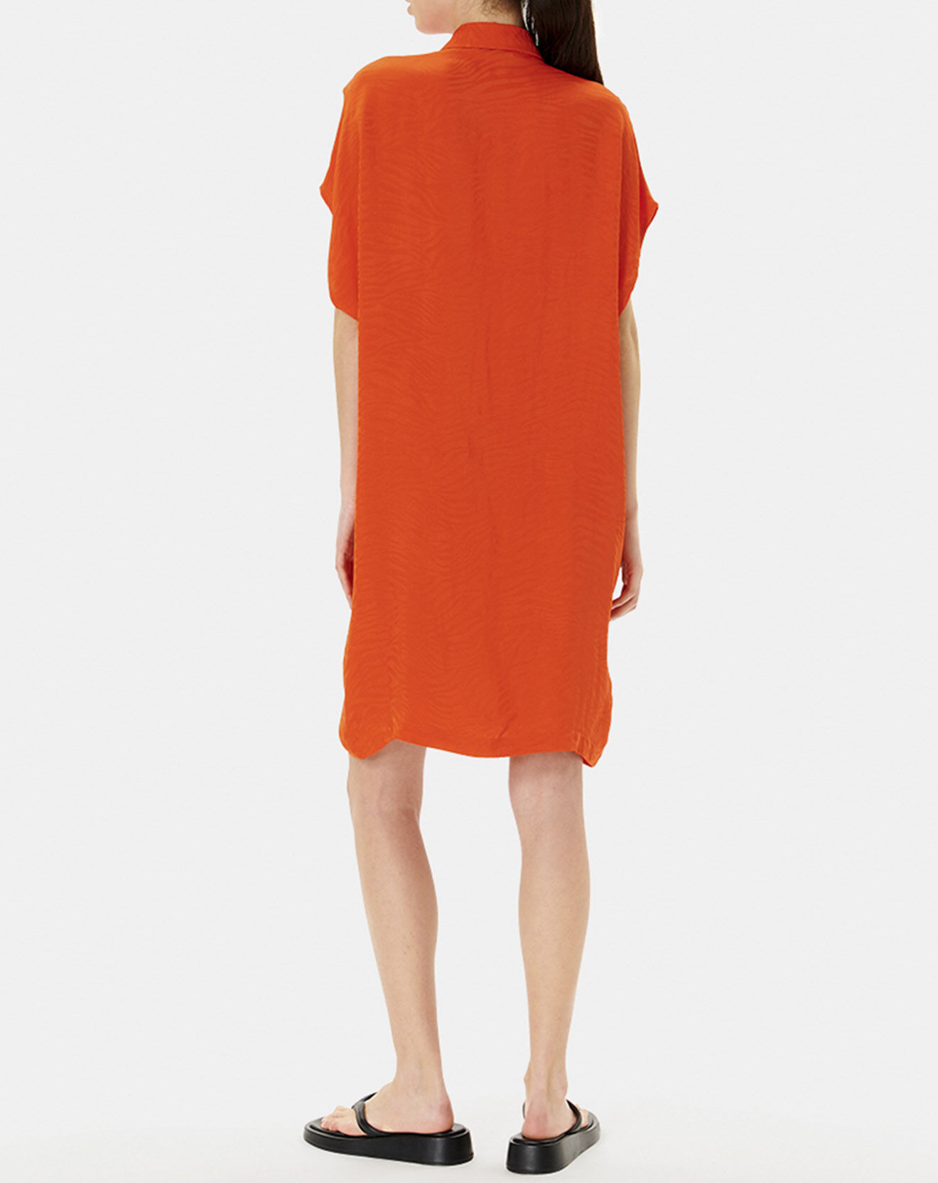 Zapa Robe Ratela motifs ton sur ton orange