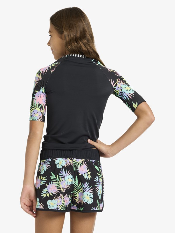 Good Waves Only Boardshort Noir Filles 6-16 ans