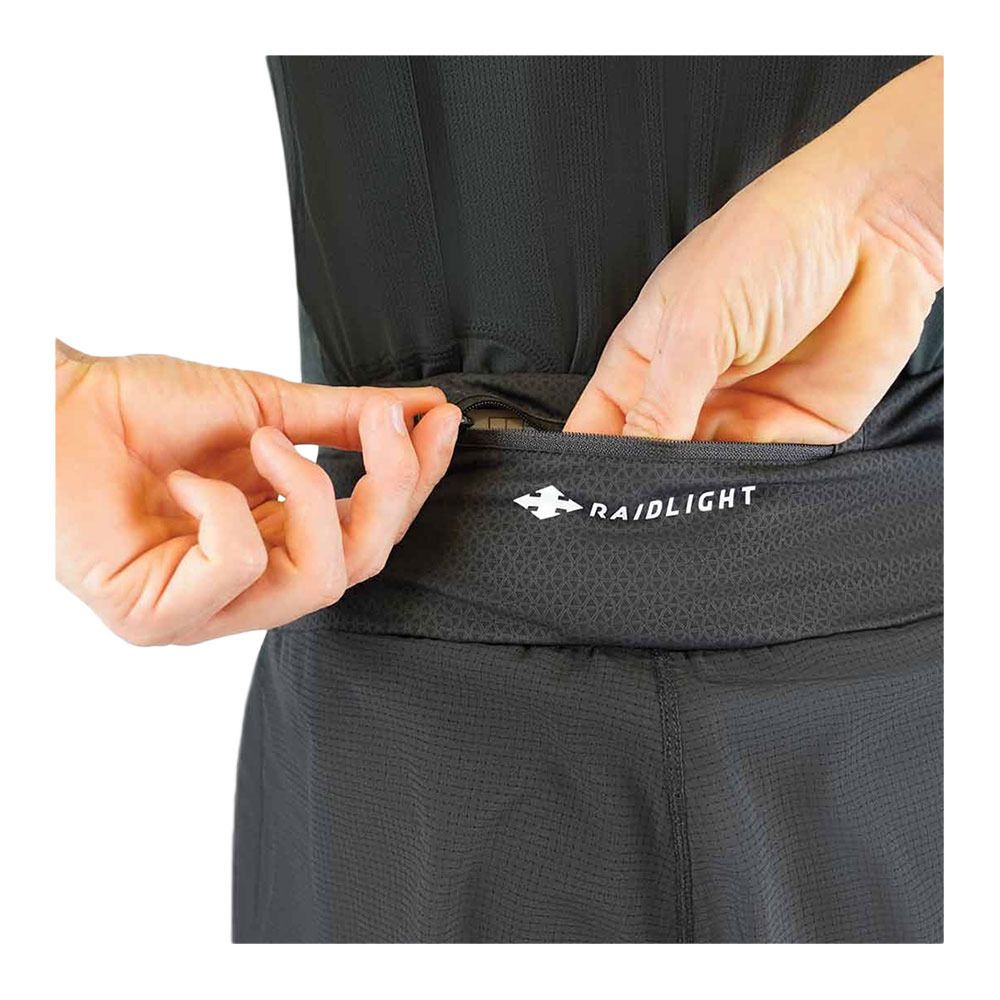 Raidlight R-LIGHT 2-EN-1 - Short Homme black