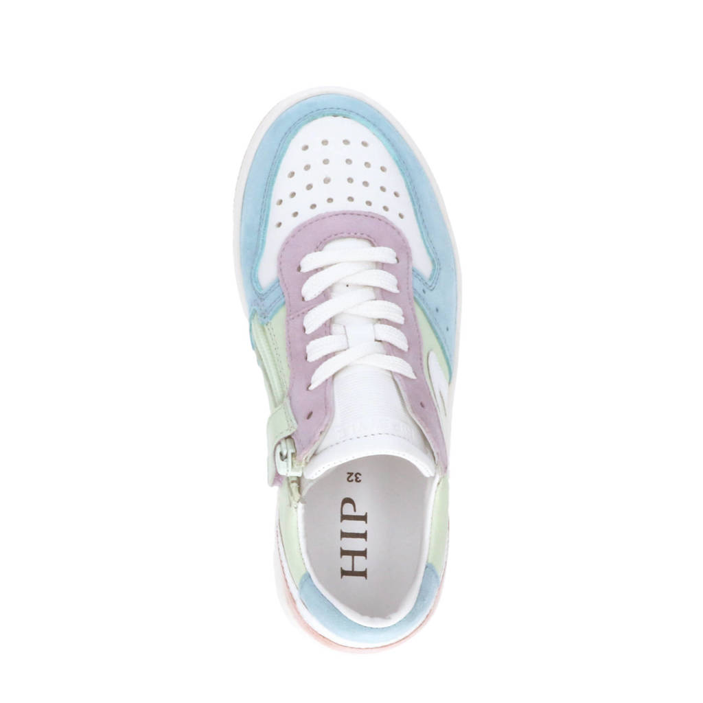 Hip sneakerslichtblauw combi