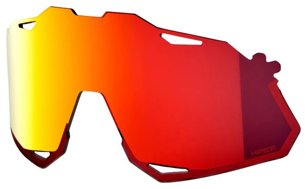 Ecran de Rechange 100% Hypercraft XS Hiper Miroir Rouge