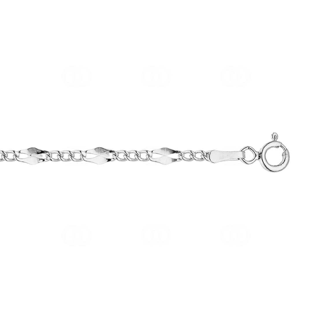 Figarokette fantasie 925 Silber 3mm