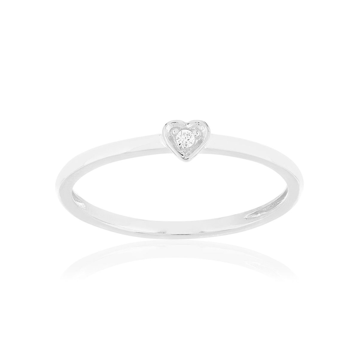 Bague argent zirconias