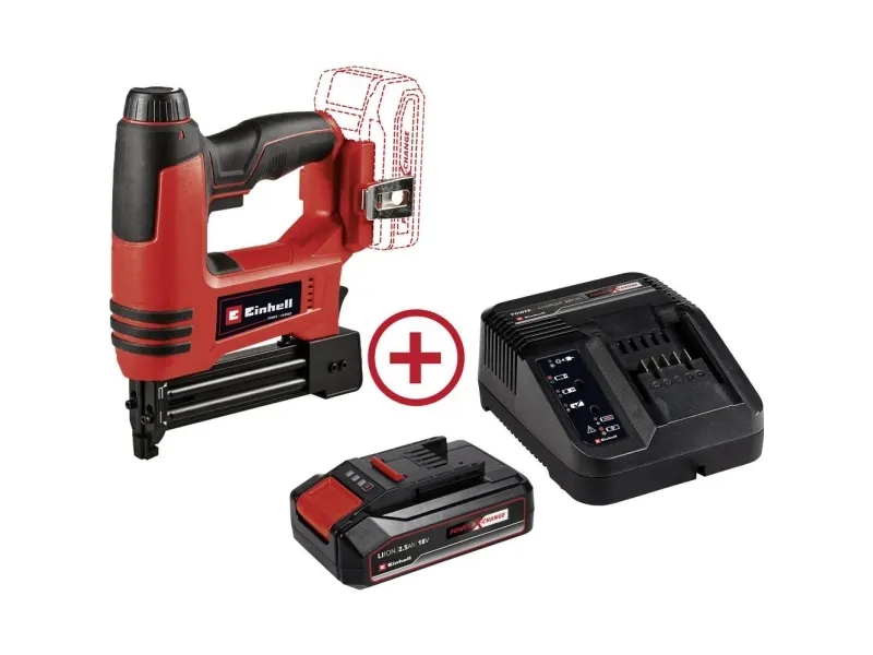 Einhell TE-CN 4257791 Batteridrevet sømpistol Hæftelængde 10 - 22 mm inkl. batteri, inkl. oplader (4257791)
