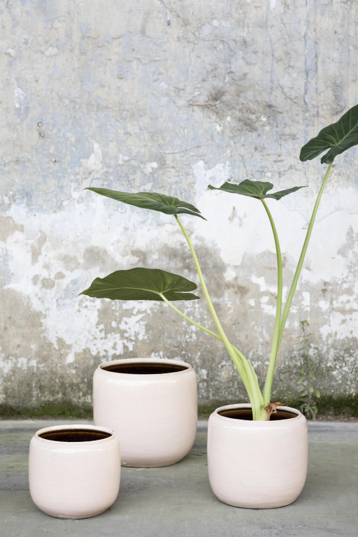 Serax Glazed shades by Serax Costa bloempot small Ø18.5 Honey