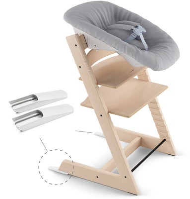 Stokke Tripp Trapp Stol inkl. Newborn Set, Natural/Grey