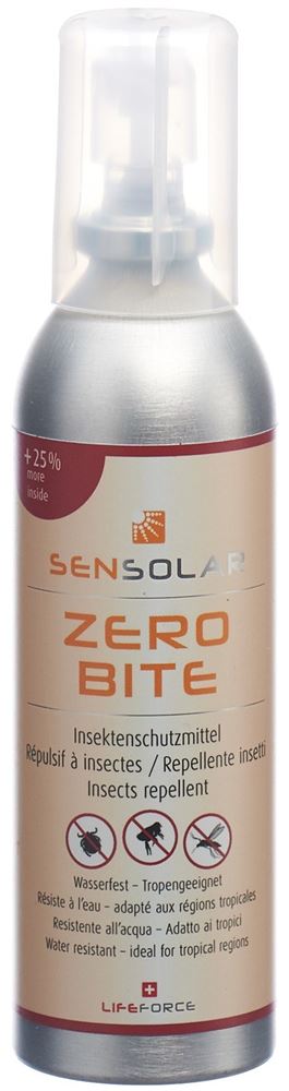 SENSOLAR Zero Bite<br>100 ml, Spray, flüssig, Mücken & Zeckenschutz