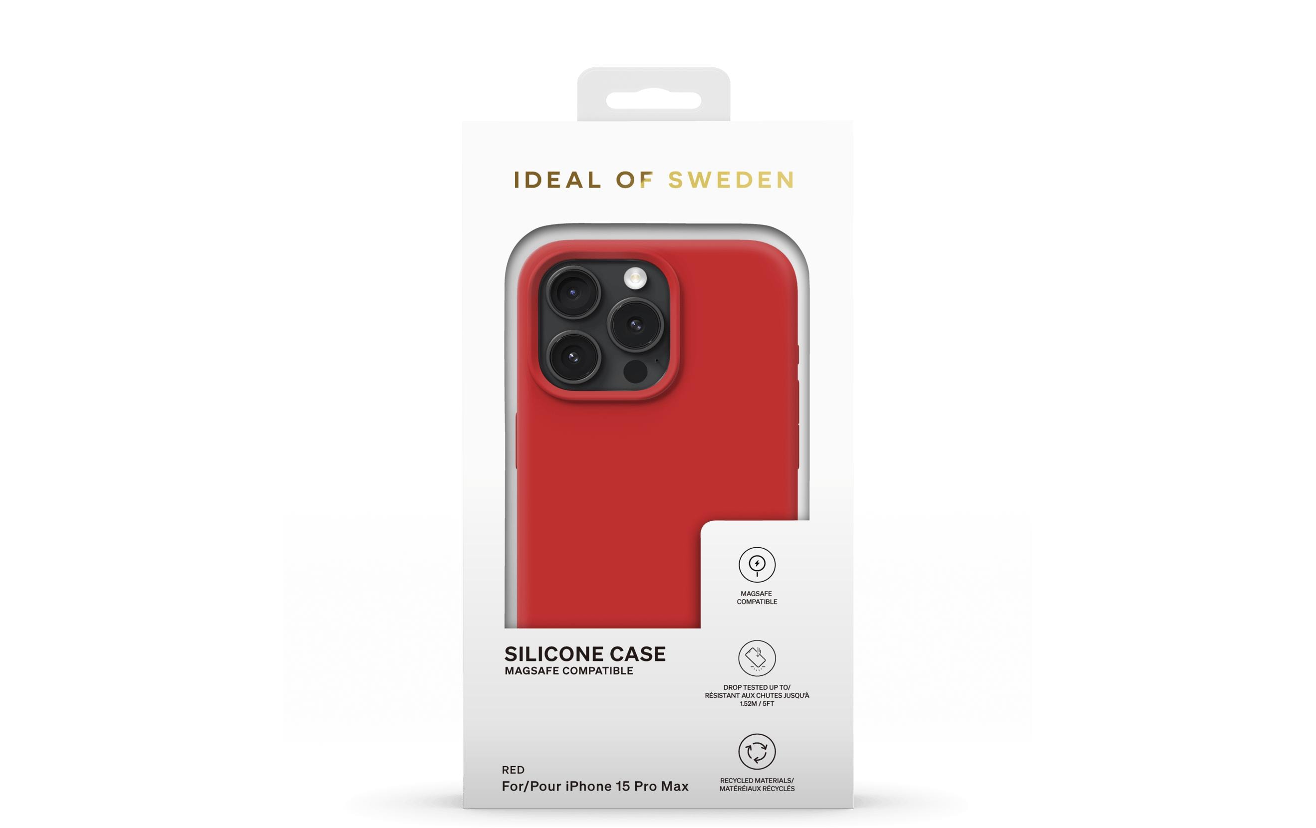 Silicone iPhone 15 Pro RedSilikon-Backcover für das Apple iPhone 15 Pro