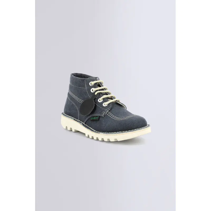 KICK HI BLEU BOTTINES Textile Femme
