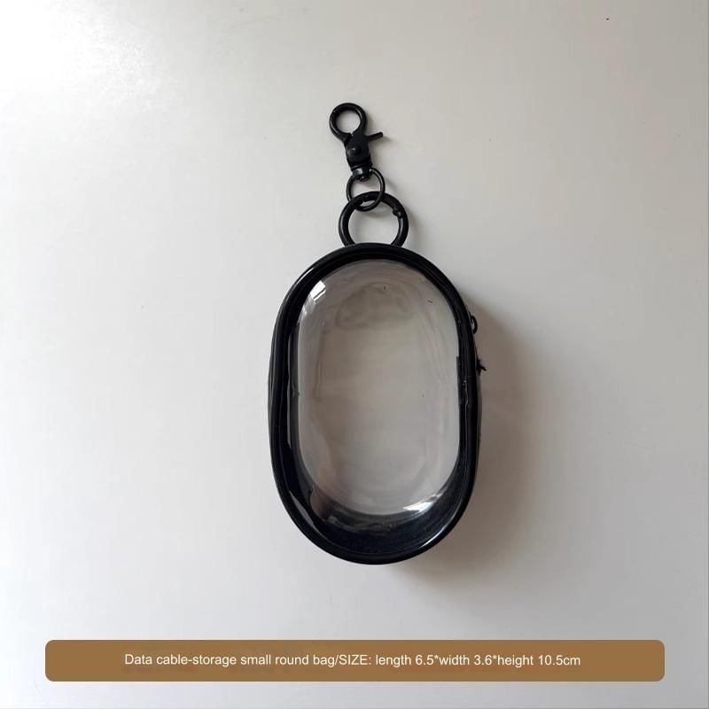 Doowex - Transparante PVC-tas met pompon en figuurdisplay (verschillende ontwerpen)
