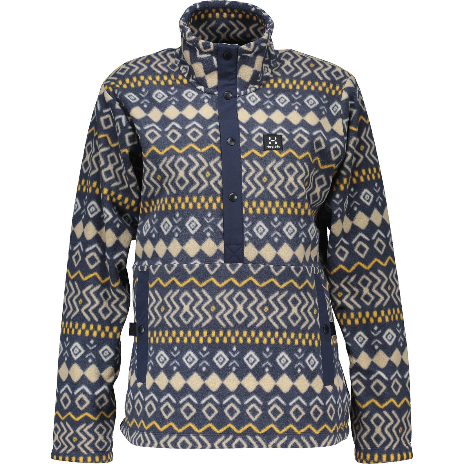 Haglöfs Damen-Fleecepullover Mora Mid 1/2 Zip M, multicolor