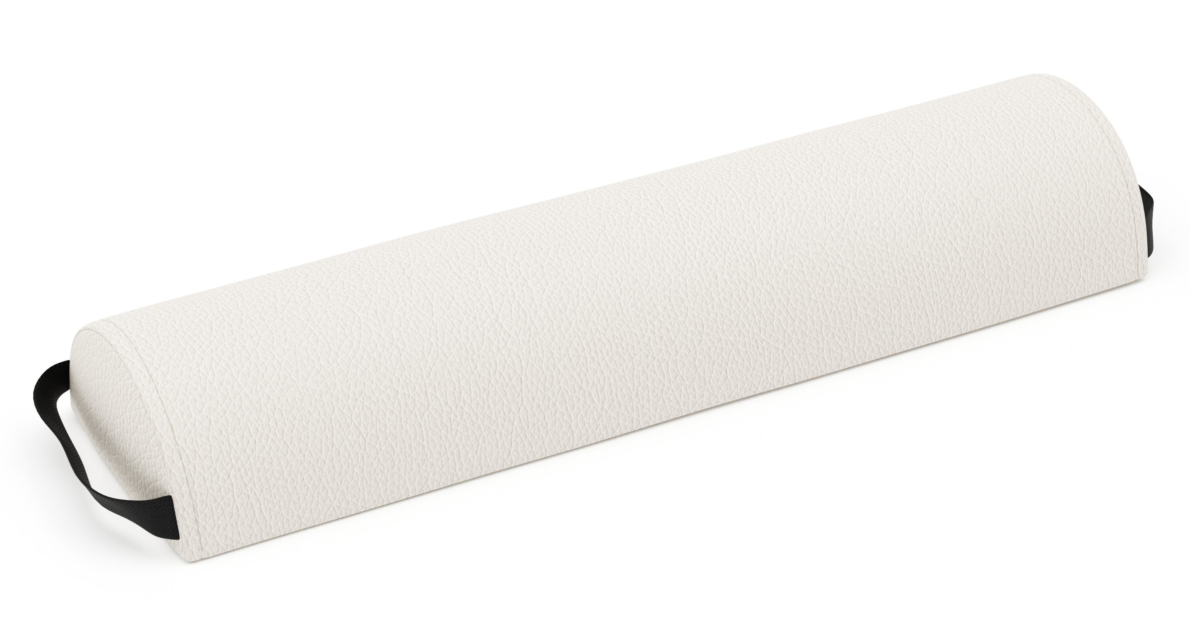 Nackenrolle halbrund 66 cm weiss