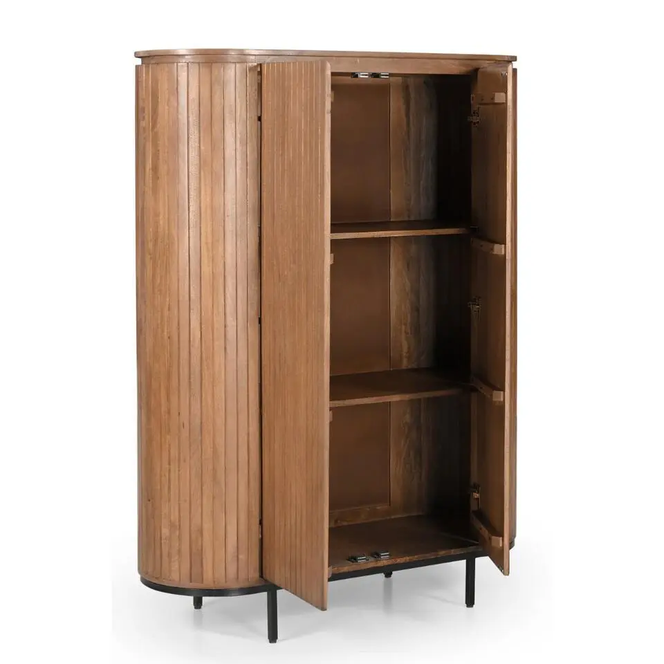 Livingfurn Kabinetkast Noor Naturel 150cm Mangohout