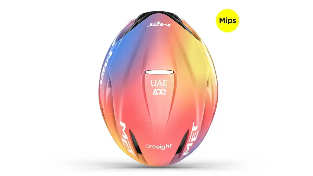 MET Manta MIPS UAE ADQ Race Fietshelm Multi/Zwart