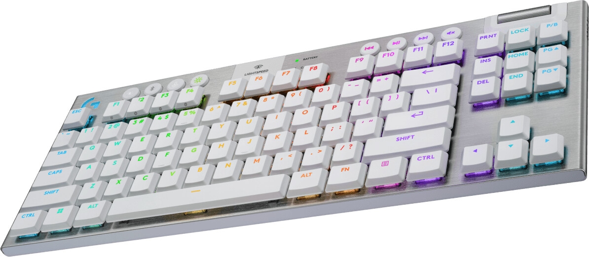 Logitech G Gaming-Tastatur »G915 X LIGHTSPEED TKL Wireless Gaming Keyboard - WHITE - US INT'L« ()