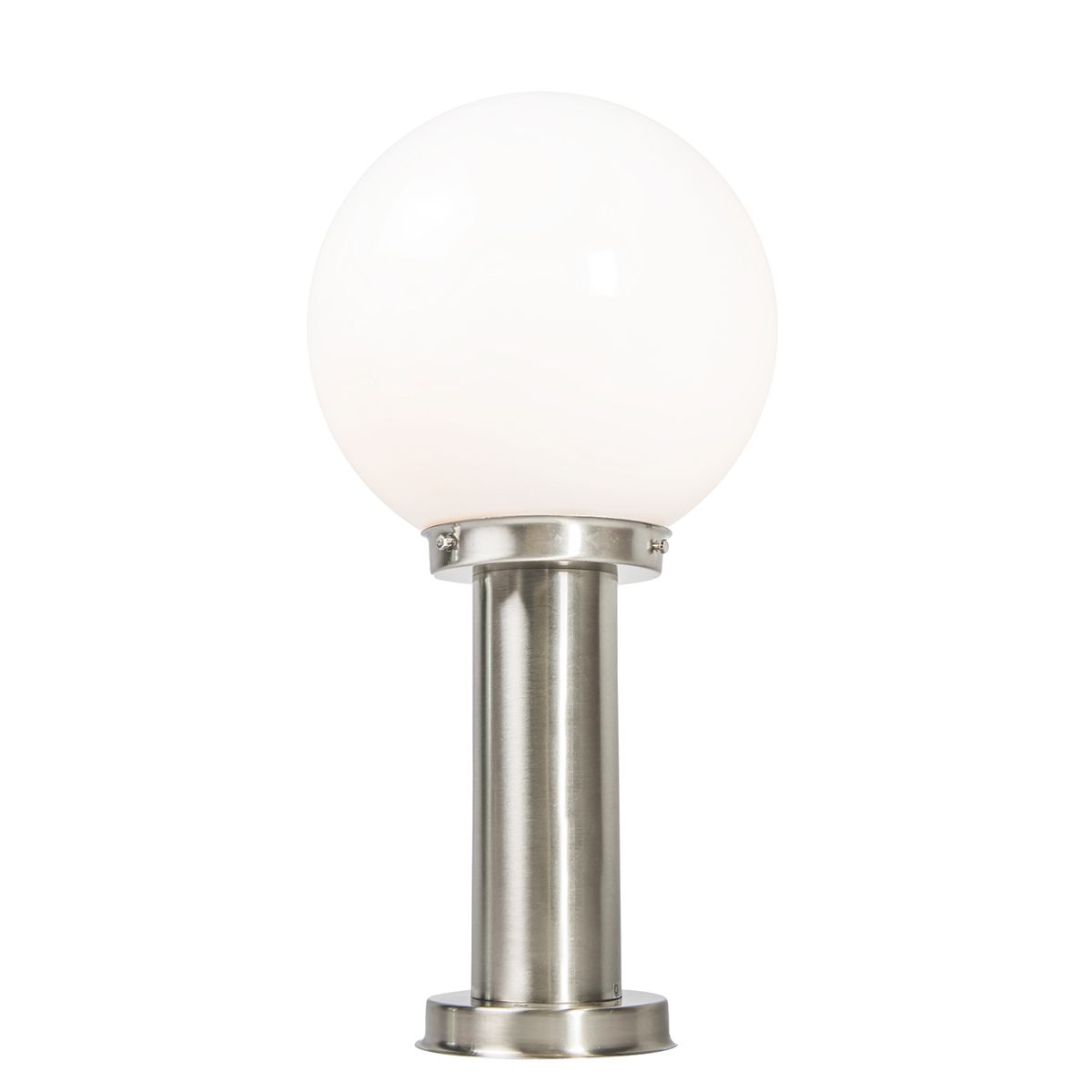 Smart buitenlamp paal staal RVS 50 cm incl. Wifi A60 - Sfera