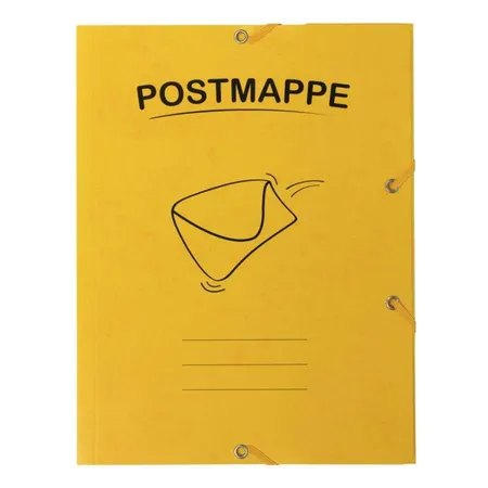 Stylex Postmappe mit 3 Klappen und Gummizug, FSC