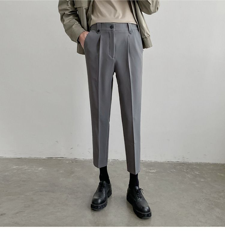 GRAYCIOUS - Cropped rechte broek