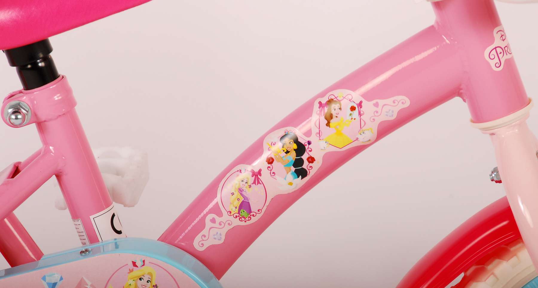 Kinderfahrrad Disney Princess für Mädchen 10 Zoll Kinderrad in Rosa
