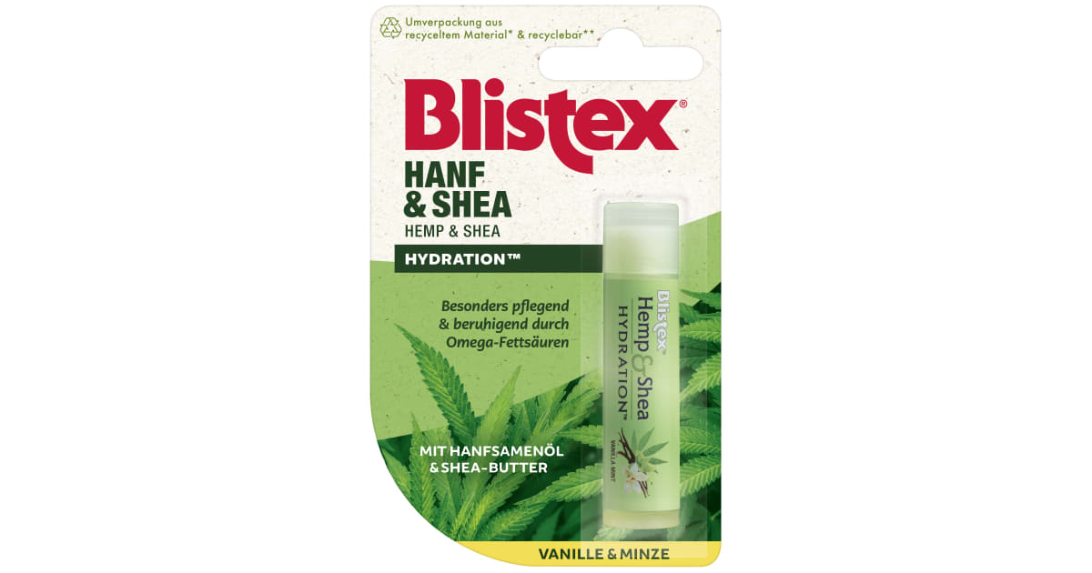 Blistex Hanf und Shea Lippenbalsam