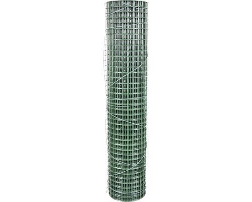 Volièregaas, maaswijdte 19 mm, 5 x 0,5 m, groen