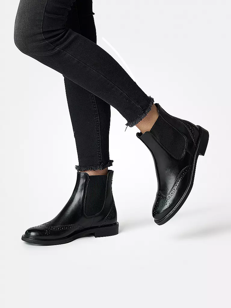 PAUL GREEN Chelseaboots schwarz