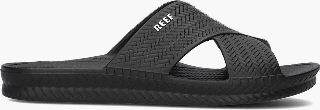 REEF zwarte reef slippers water x slide