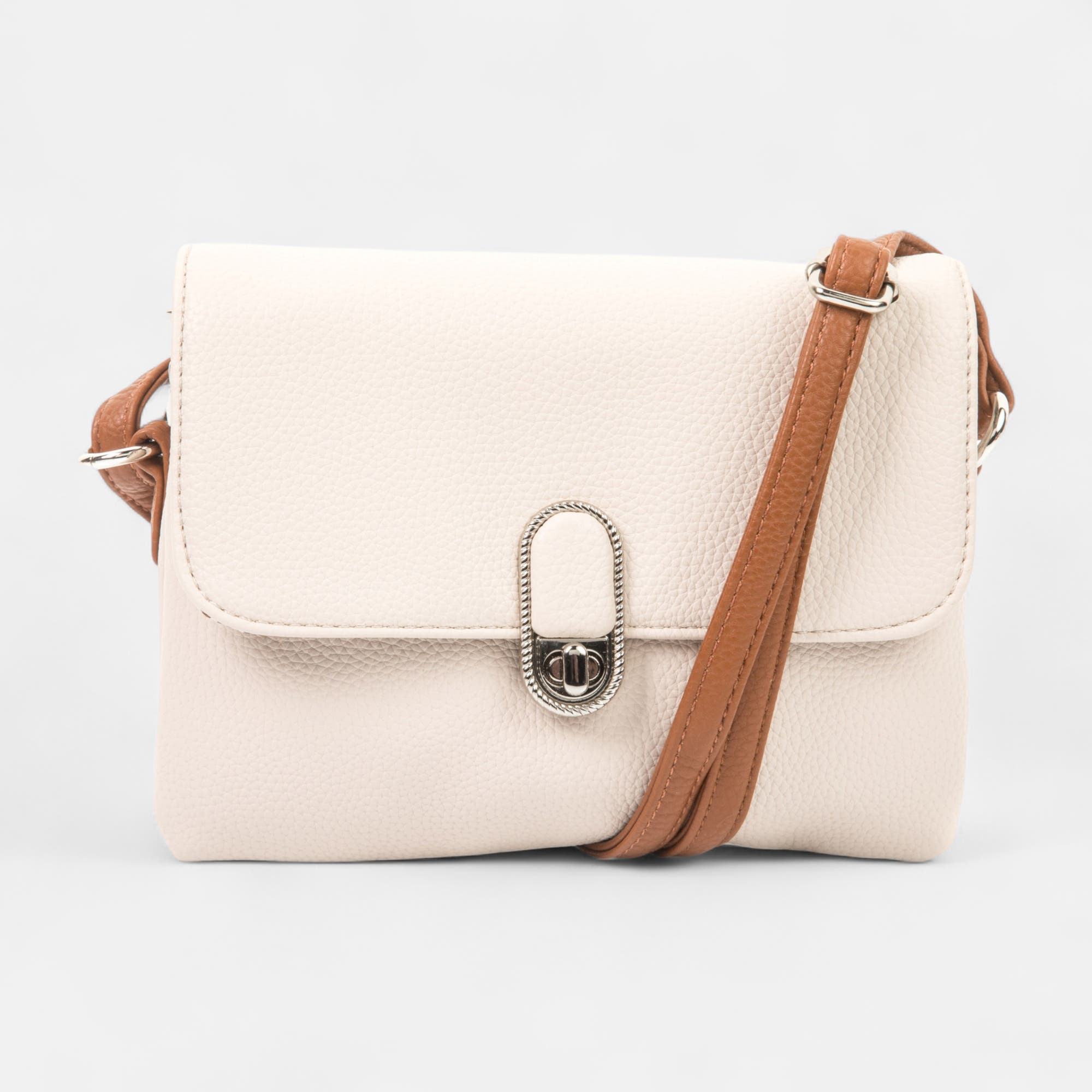 Sac bandoulière beige