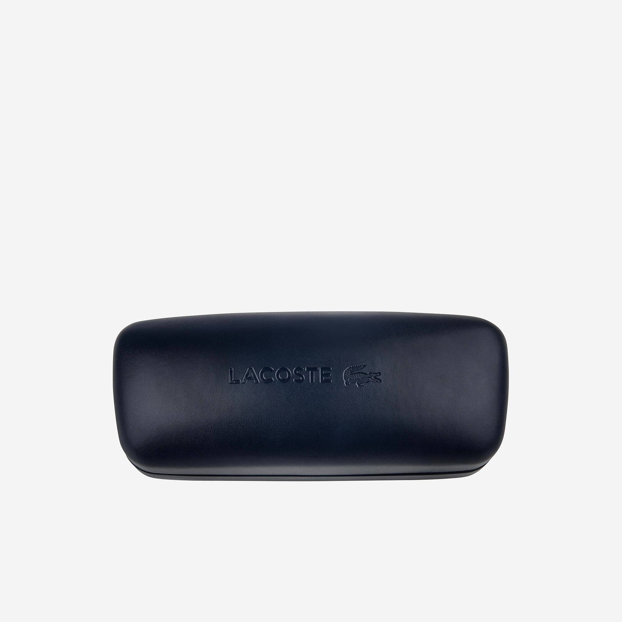 Damen Sonnenbrille oval aus Acetat mit Croco-Haut Sonnenbrillen - Schwarz - Lacoste - Damen