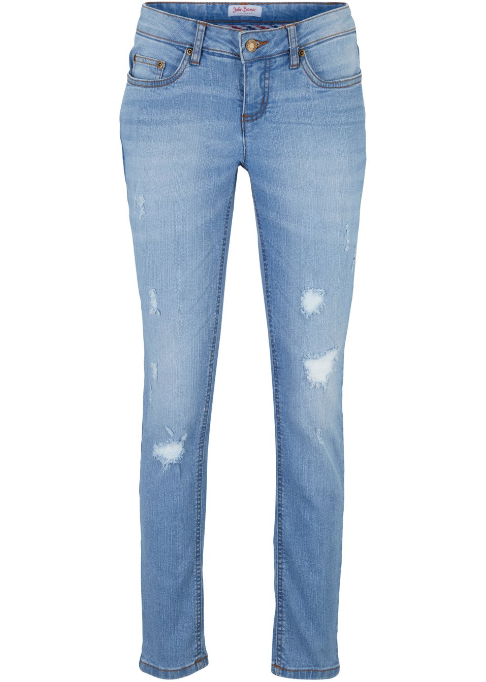 Jean Skinny taille moyenne, extensible
