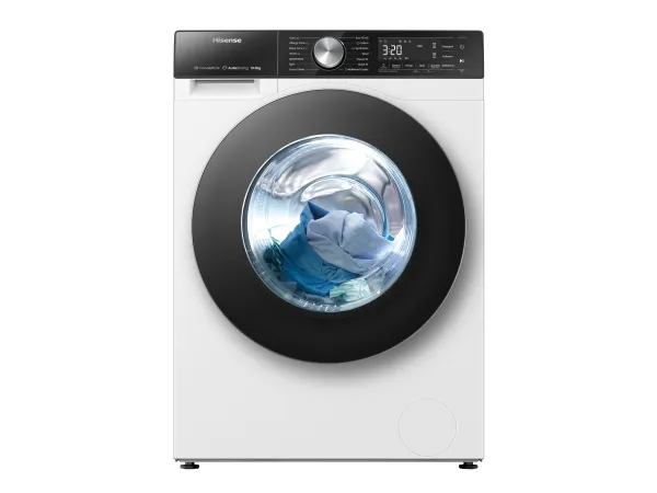 Hisense Vaskemaskine - WF5S1045BW BK040, Front-læsning, 10,5 kg, B, 72 dB, 1400 rpm, A